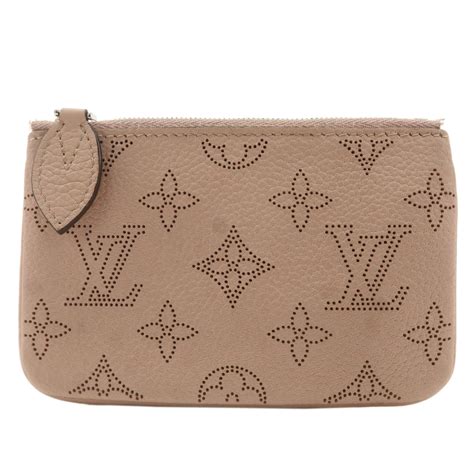 Louis Vuitton Magnolia Monogram Mahina Leather Pochette Cles 